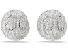 SWAROVSKI  -  Orecchini a clip Sublima Bianchi, Placcato rodio