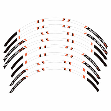 Strisce adesive per cerchi ruote moto compatibili con KTM 890 Adventure 2021-23