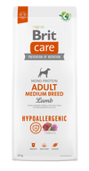 Brit Care Cane Hypoallergenic Adult Medium Breed Agnello e Riso crocchette