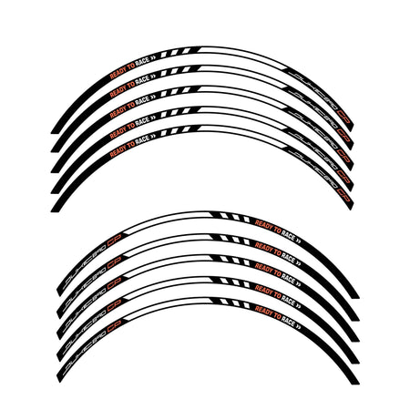 Strisce adesive per cerchi ruote moto compatibili con KTM 890 Duke GP 2022-2023