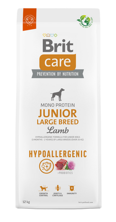 Brit Care Hypoallergenic Junior Large Breed Agnello e Riso