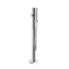 Fontana da Giardino Colonna esterno SAMBUCO Acciaio Inox Con Miscelatore 100cm