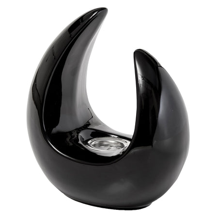 Biocamino da tavolo "Ruby" in acciaio Nero 0,2 kw arredamento Moderno