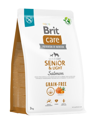 Brit Care grain-free Cani Senior e Light Salmone e Patate