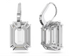 SWAROVSKI  -  Orecchini pendenti Millenia Taglio ottagonale, Bianchi, Placcato rodio