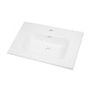 Lavabo ad Incasso in Ceramica Bianco Lucido per Mobili Bagno