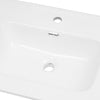 Lavabo ad Incasso in Ceramica Bianco Lucido per Mobili Bagno