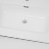 Lavabo ad Incasso in Ceramica Bianco Lucido per Mobili Bagno