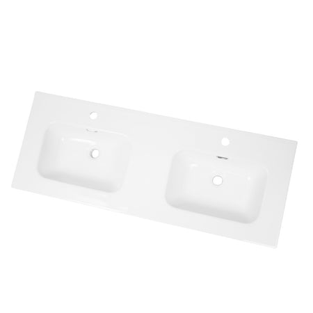 Lavabo ad Incasso in Ceramica Bianco Lucido per Mobili Bagno