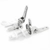 Cerniere Cromate per Sedile Copri WC con Kit di Fissaggio Ogomondo