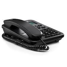Motorola Voice - Telefono con Filo CT202, 10 Tasti di Memoria, Vivavoce, Musica di Attesa, ID Chiamante, Ricomposizione del Ulti