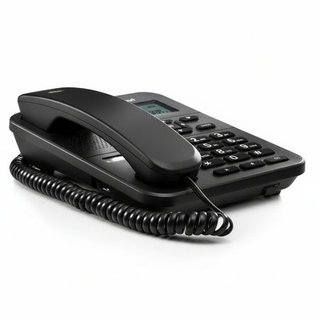 Motorola Voice - Telefono con Filo CT202, 10 Tasti di Memoria, Vivavoce, Musica di Attesa, ID Chiamante, Ricomposizione del Ulti