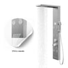 Colonna Doccia York Acciaio 4 Funzioni Display Controllo Temperatura 2 Finiture