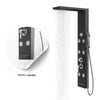 Colonna Doccia York Acciaio 4 Funzioni Display Controllo Temperatura 2 Finiture