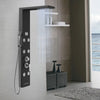 Colonna Doccia York Acciaio 4 Funzioni Display Controllo Temperatura 2 Finiture