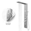 Colonna Doccia Shine Acciaio 4 Funzioni Luce LED Display Temperatura 2 Finiture