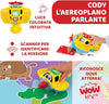 Chicco - Tappeto educativo Le Avventure di Capitan Cody 110x80cm