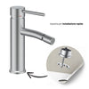 Miscelatore Monocomando Bidet Jazz Installazione Rapida Piletta Click Clack
