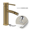 Miscelatore Monocomando Bidet Jazz Installazione Rapida Piletta Click Clack