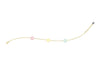 Nanãn Bracciale Fiori Colorati Argento