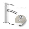 Coppia Miscelatori Monocomando Lavabo Bidet Bagno Serie Jazz QuickInstall