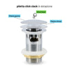 Coppia Miscelatori Monocomando Lavabo Bidet Bagno Serie Jazz QuickInstall