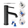 Coppia Miscelatori Monocomando Lavabo Bidet Bagno Serie Jazz QuickInstall