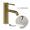 Coppia Miscelatori Monocomando Lavabo Bidet Bagno Serie Jazz QuickInstall