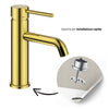 Coppia Miscelatori Monocomando Lavabo Bidet Bagno Serie Jazz QuickInstall