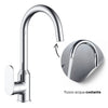 Miscelatore Monocomando Lavello Cucina Canna Orientabile Sofia Installazione Rapida