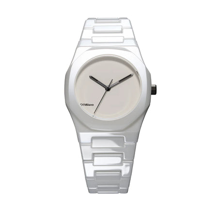 D1 Milano orologio PURE WHITE CERAMICA 37 MM