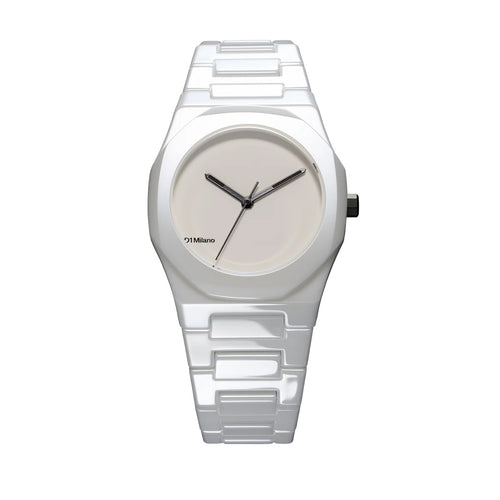 D1 Milano orologio PURE WHITE CERAMICA 37 MM