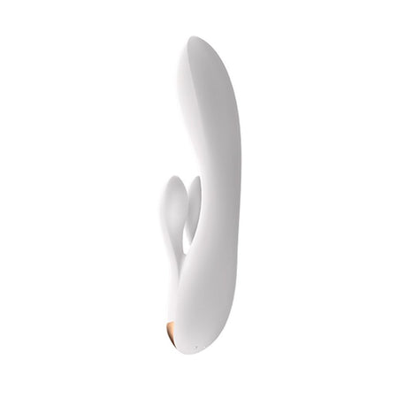 SATISFYER DOUBLE FLEX VIBRATORE FEMMINILE RABBIT IN SILICONE CON APP SMARTPHONE