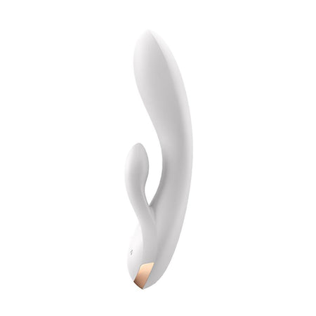 SATISFYER DOUBLE FLEX VIBRATORE FEMMINILE RABBIT IN SILICONE CON APP SMARTPHONE