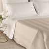 Copriletto Trapuntato Continental ! Caleffi In Raso Di Cotone Matrimoniale Dreaming - Lusso e Comfort