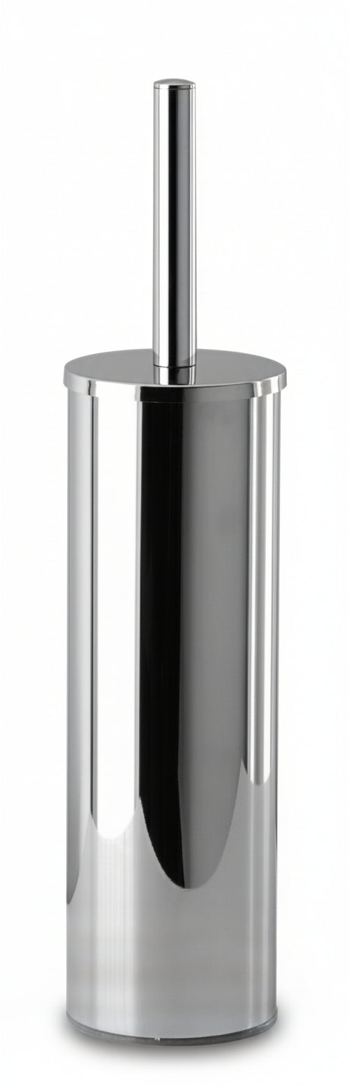 Blues Silver- confezione da 12 pz - porta scopino da bagno antibatterico a terra - pavimento in ottone cromato