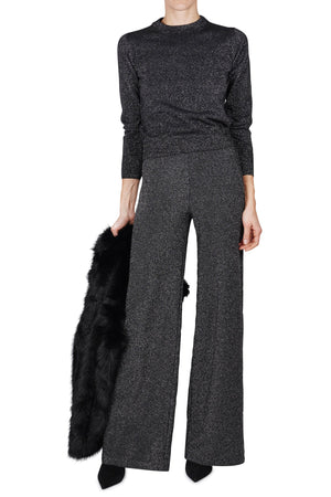 JUCCA Jucca - Pantalone - 461612 - Nero/Argento da donna