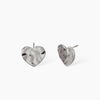 KIDULT - Orecchini cuore effetto martellato STYLE 03