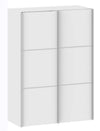 KIT ARMADIO VERONA CON 2 ANTE SCORREVOLI COLORE BIANCO O ROVERE