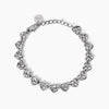Kidult - Bracciale con cuori effetto martellato  STYLE 03
