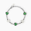 2Jewels - Bracciale in acciaio vetro 316L
