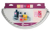 METALTEX - CESTELLO PER DOCCIA A SEMICERCHIO VIVA 37x17x6CM - IN POLYTHERM