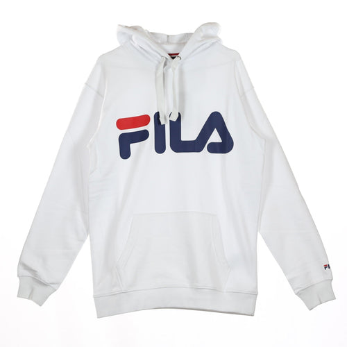FILA Felpa Cappuccio Uomo Classic Logo Hoody Bright White da uomo