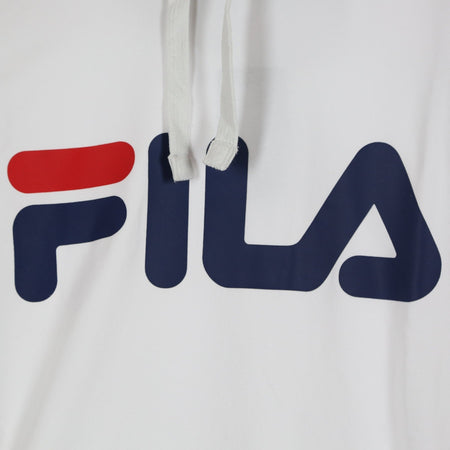 FILA Felpa Cappuccio Uomo Classic Logo Hoody Bright White da uomo