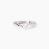 Mabina -   Anello in argento con zircone cuore BEATO TRA LE DONNE