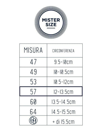 Mister Size - Profilattici 3pz 57