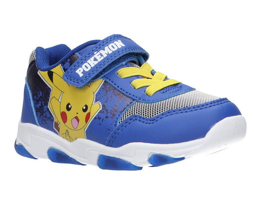 Scarpe Pokemon Pikachu con luci numeri dal 25 al 33 BLU