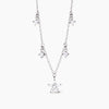 Mabina - Collana Girocollo in argento con ciondolo fiore INCANTESIMO