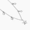 Mabina - Collana Girocollo in argento con ciondolo fiore INCANTESIMO