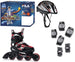 Fila Pattini in Linea J-ONE COMBO 3 SET BLACK/RED